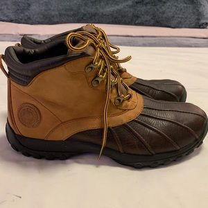 One pair of size 12 Ralph Lauren Duck Boots